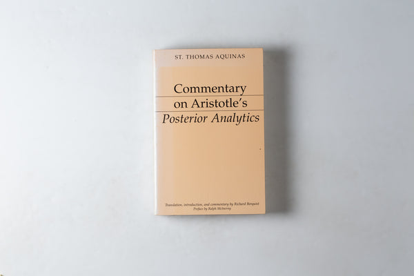 Commentary On Aristotle's Posterior Analytics